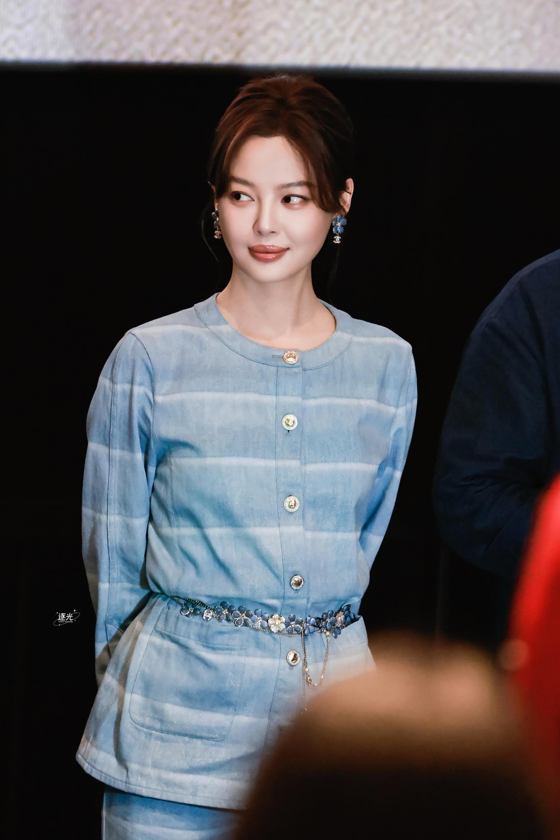 [고퀄]샤넬 스트라이프 데님 자켓 팬츠 셋업