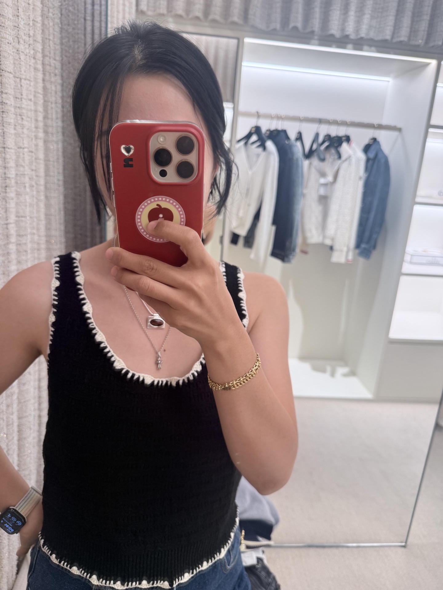 [고퀄]샤넬 크롭 나시