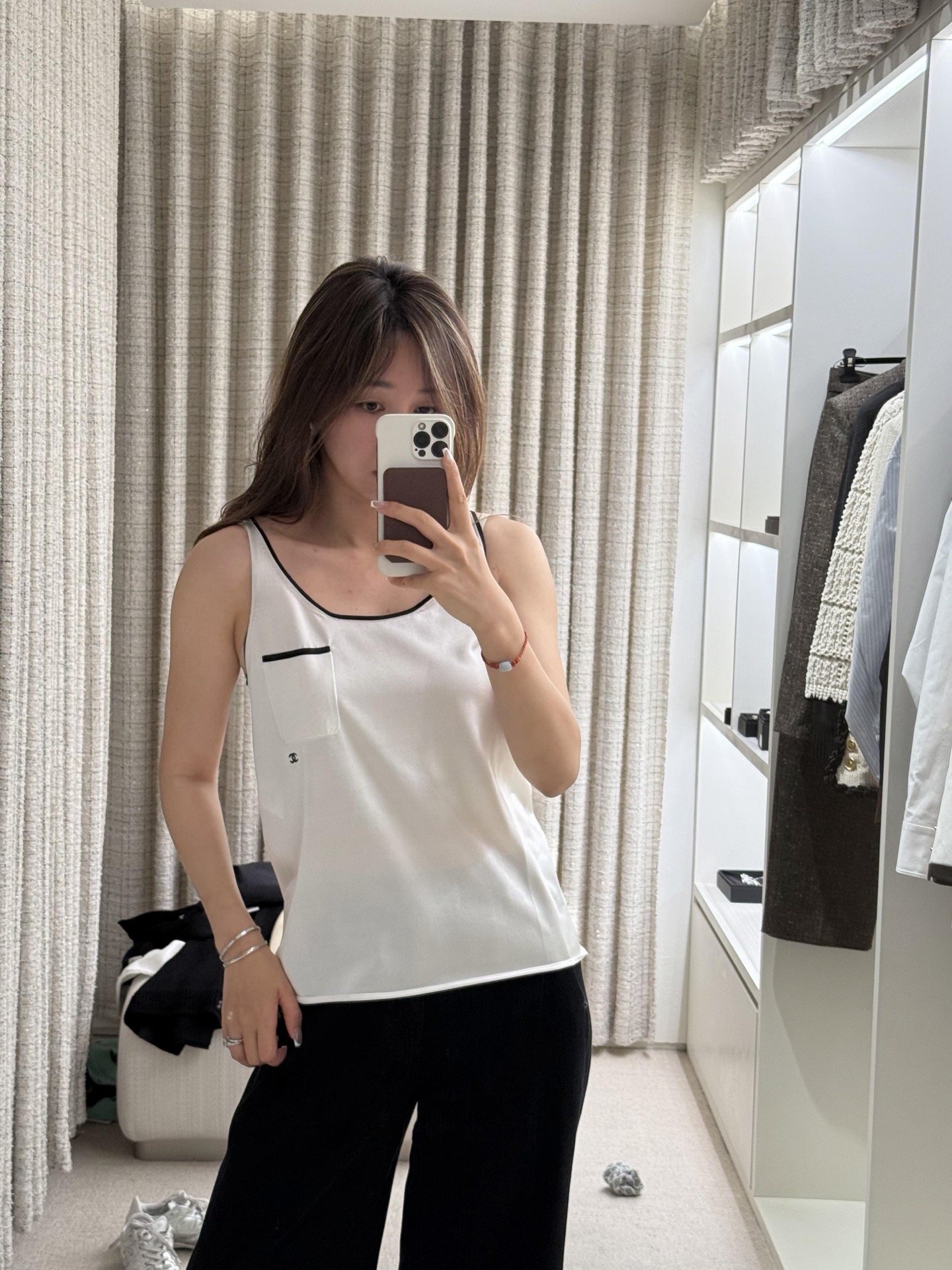 [고퀄]샤넬 미니 포켓 나시