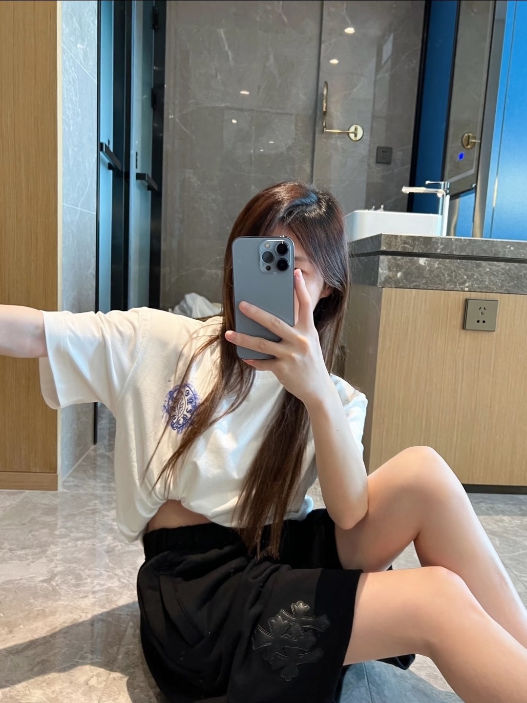 크롬하츠 맨즈 남여공용 밴딩 숏팬츠 2컬러
