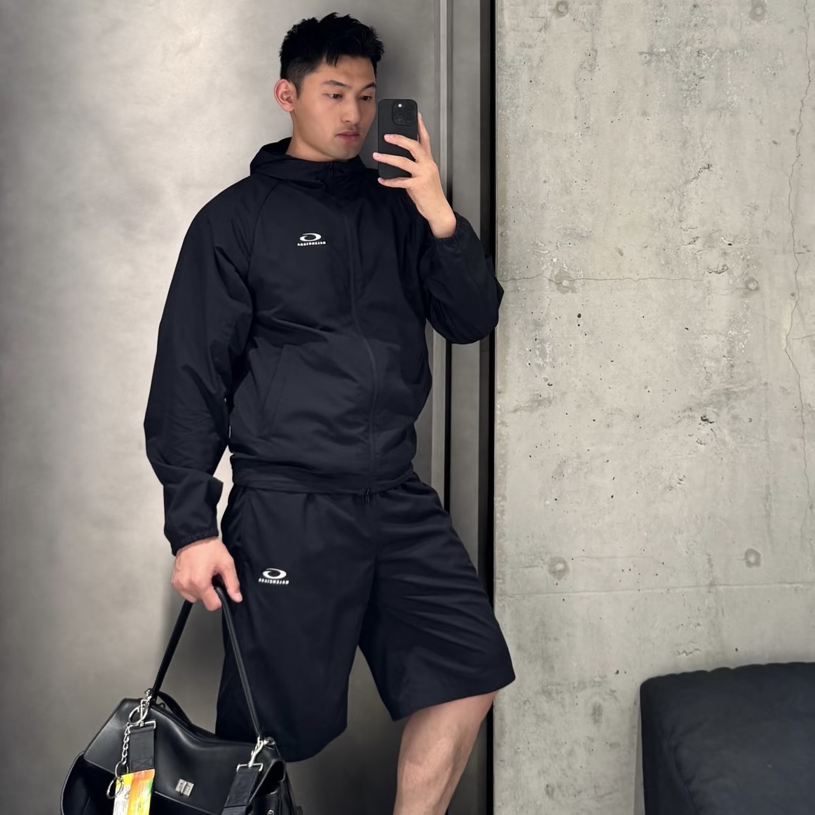 발렌시아가 맨즈 후드 자켓