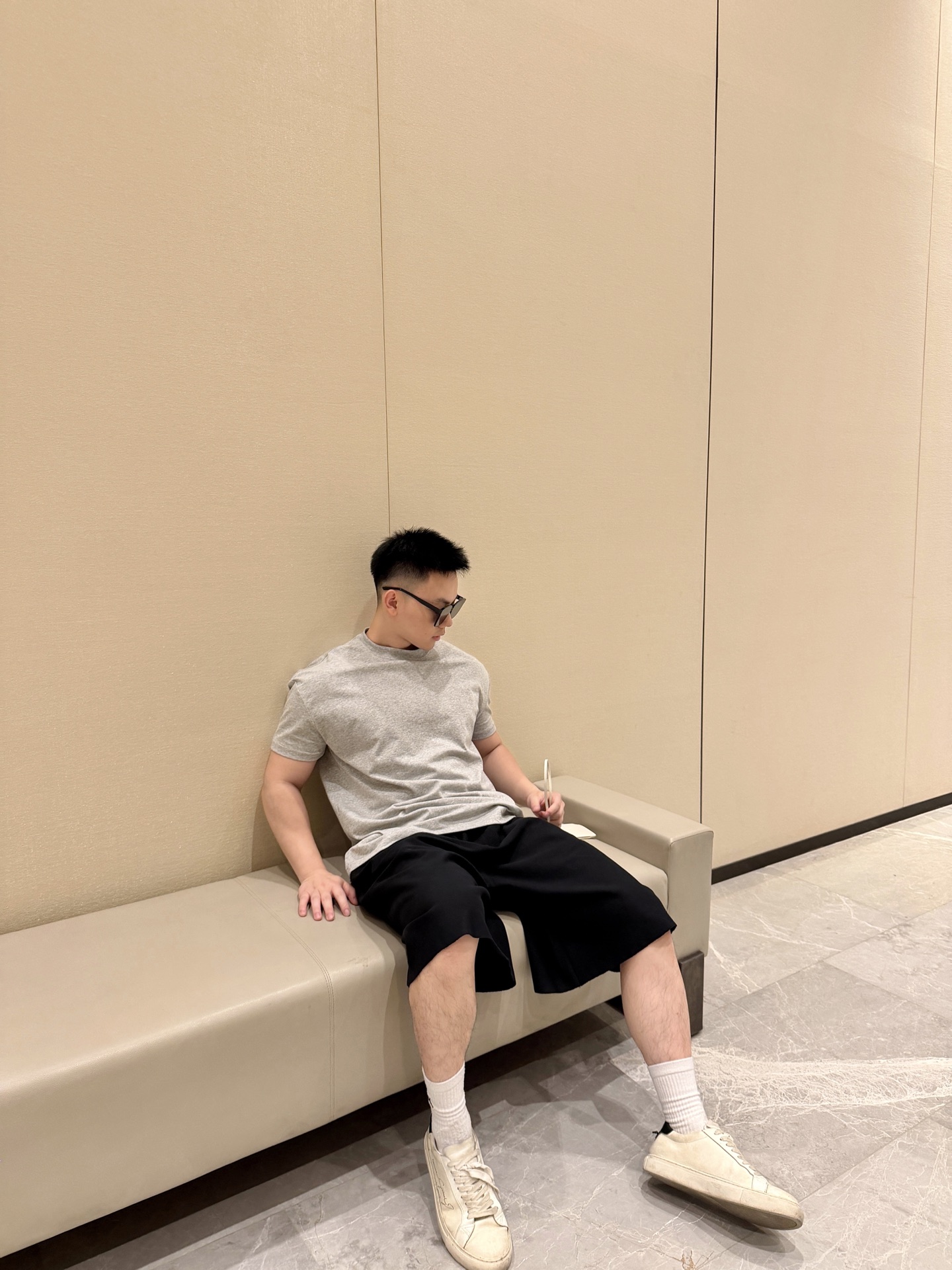 셀린느 맨즈 밴딩 숏팬츠 2컬러