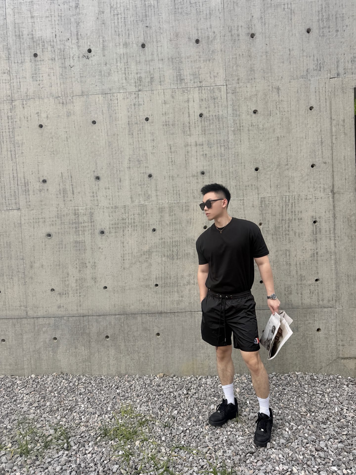 몽클레어 맨즈 밴딩 숏팬츠 2컬러