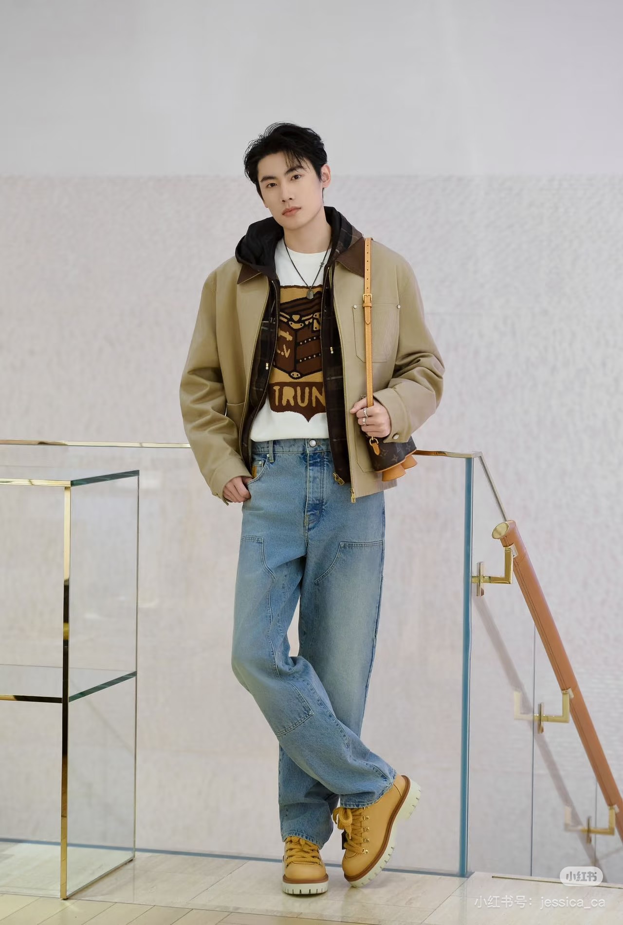 루이비통 맨즈 데님 팬츠