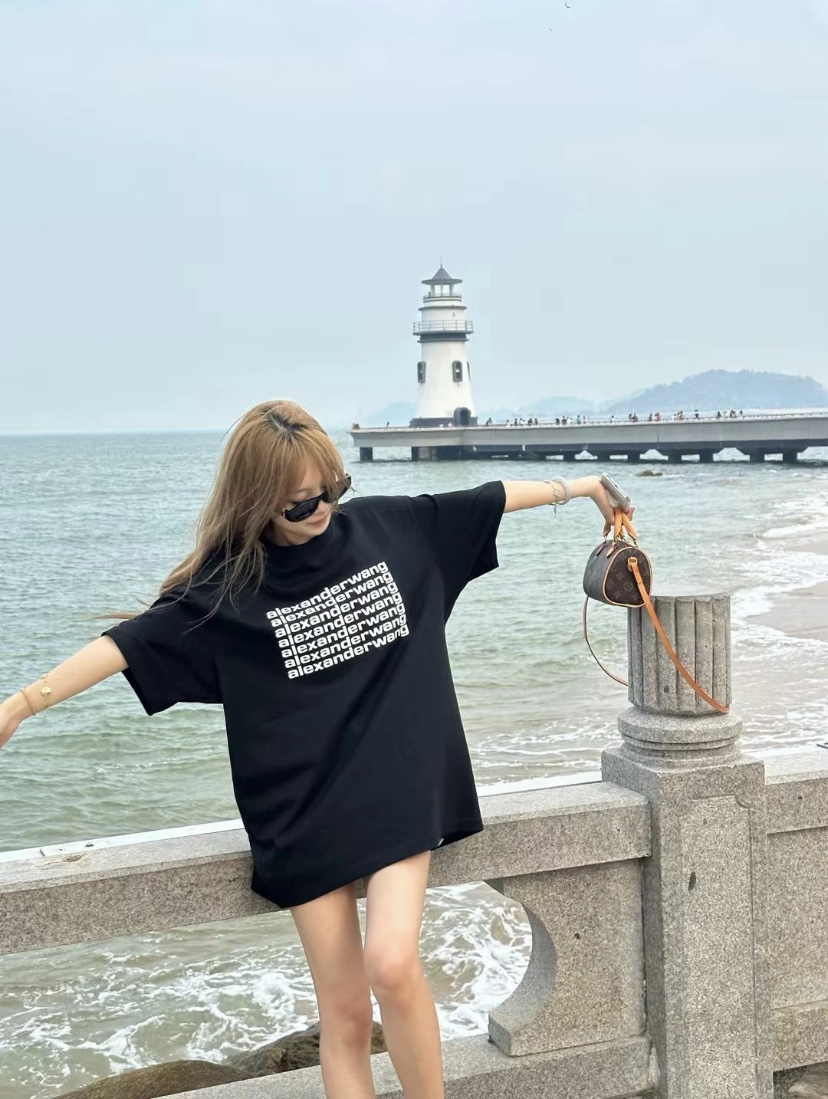 알렉산더왕 맨즈 남여공용 로고 반팔티 3컬러