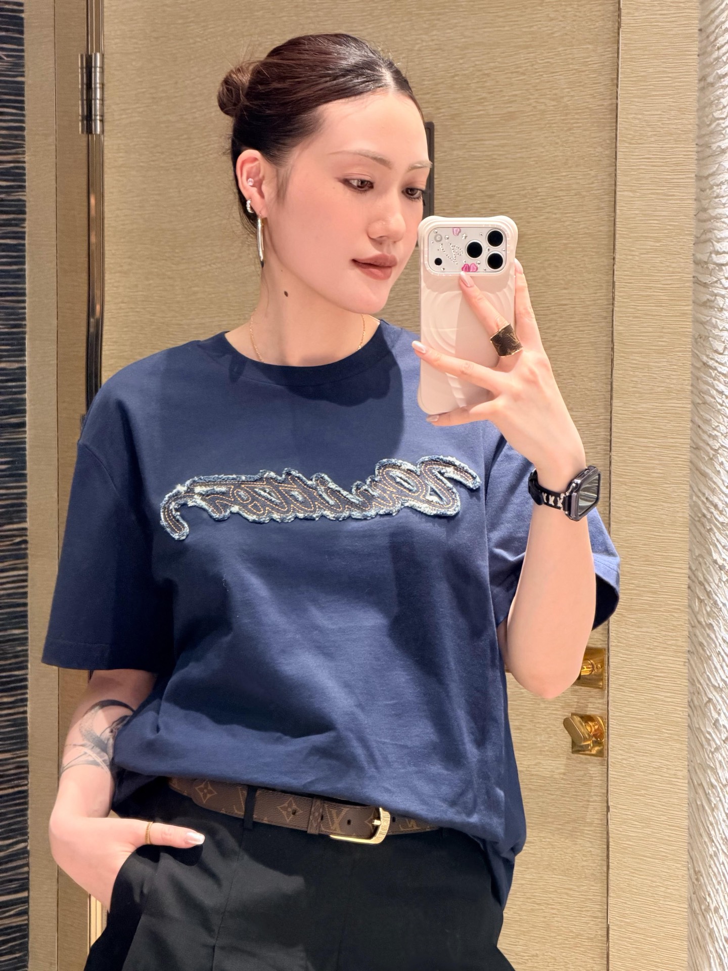 루이비통 맨즈 반팔티