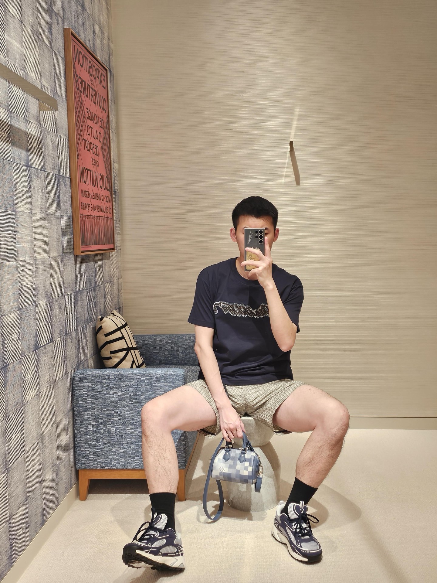 루이비통 맨즈 반팔티