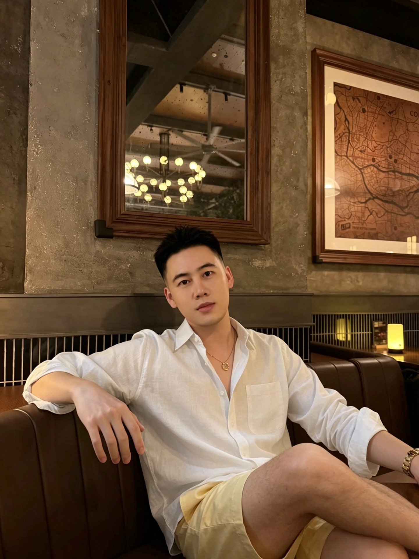 로로피아나 맨즈 린넨 셔츠