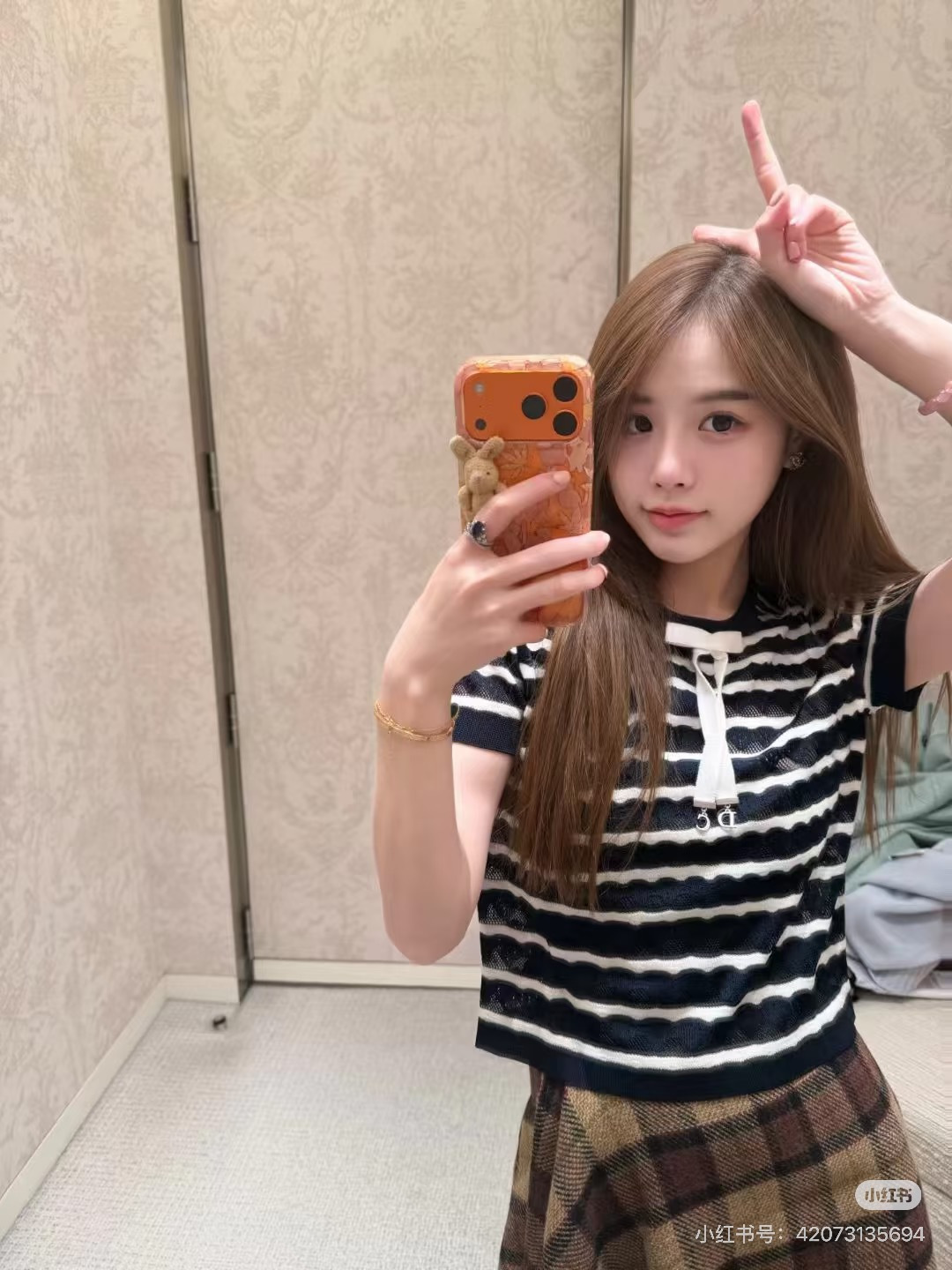 [고퀄] 디올 리본 반팔 니트