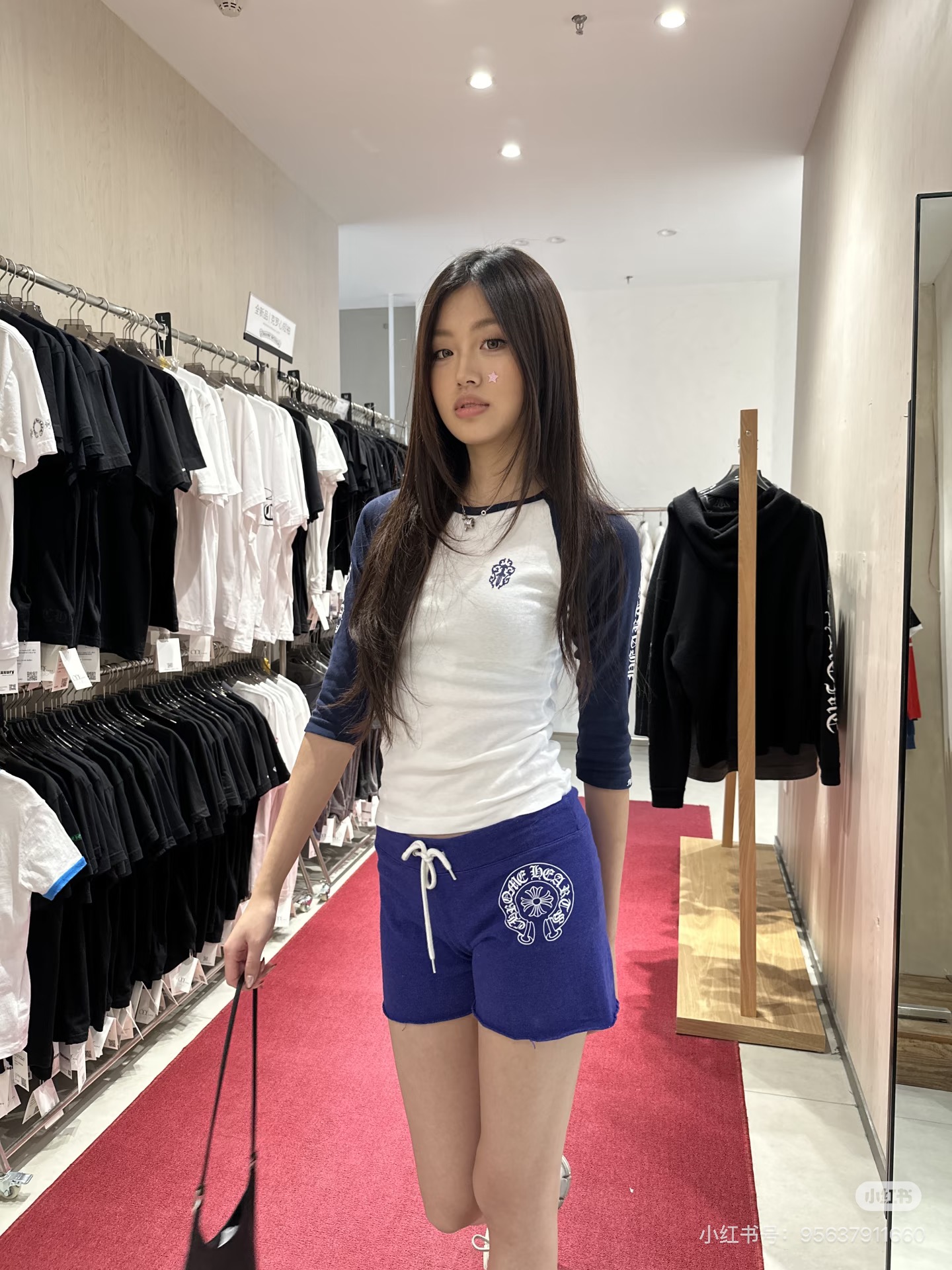 크롬하츠 밴딩 숏팬츠