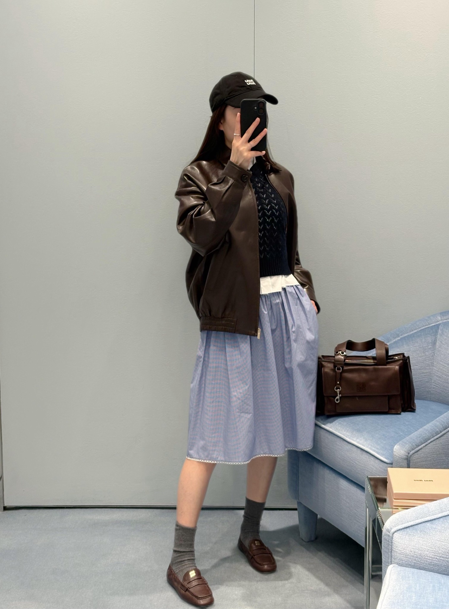 [고퀄]미우미우 미디 레이스 플리츠 스커트