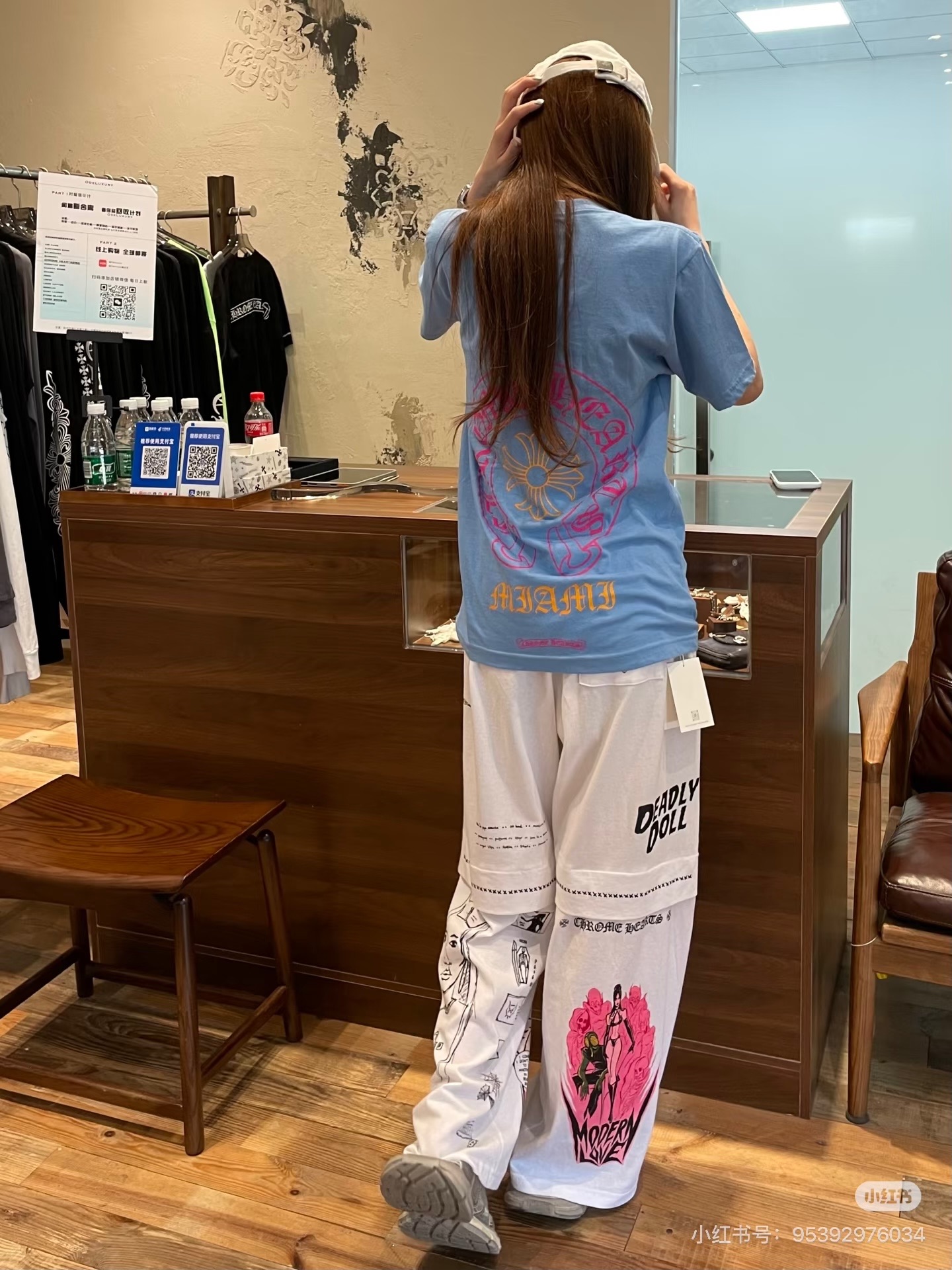 크롬하츠 맨즈 남여공용 포켓 반팔티