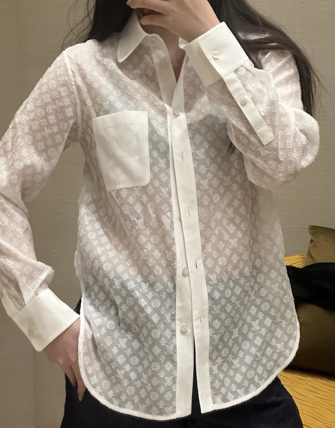 [고퀄] 루이비통 모노그램 셔츠