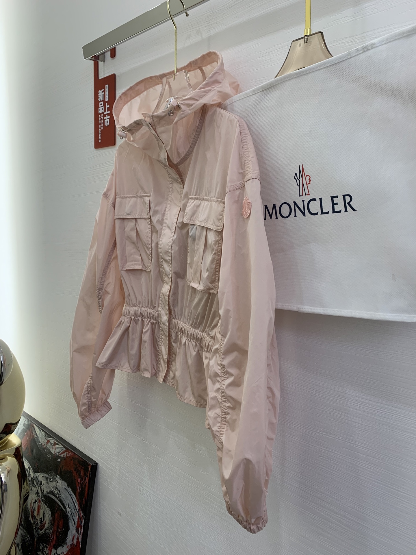 몽클레어 커튼 숏 바락막이