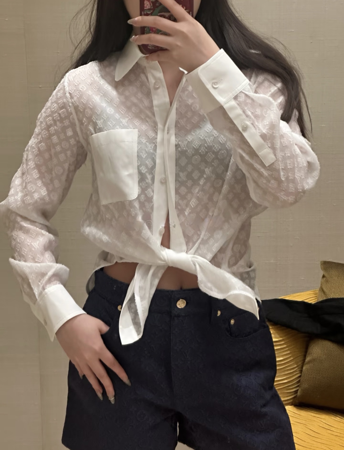 [고퀄] 루이비통 모노그램 셔츠