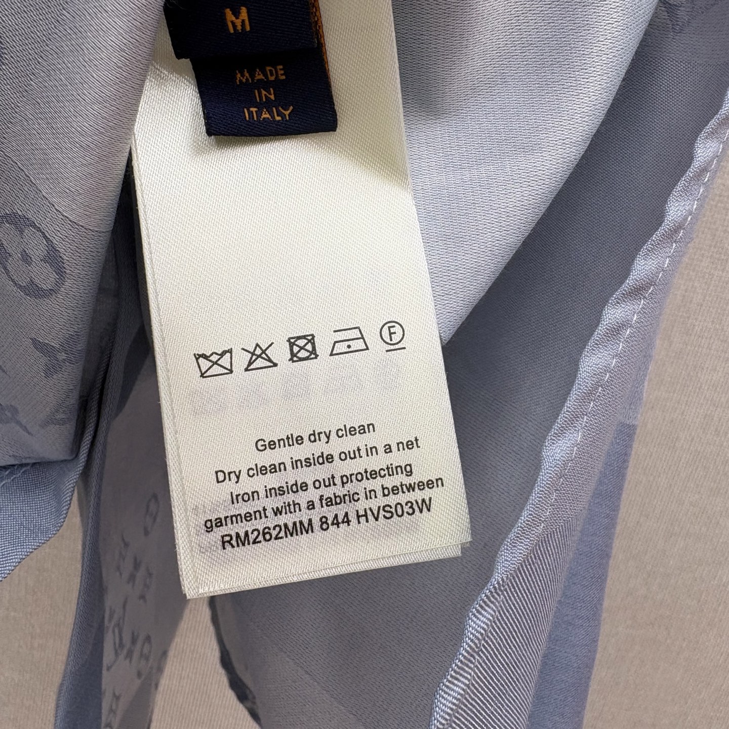 루이비통 맨즈 체크 반팔 셔츠