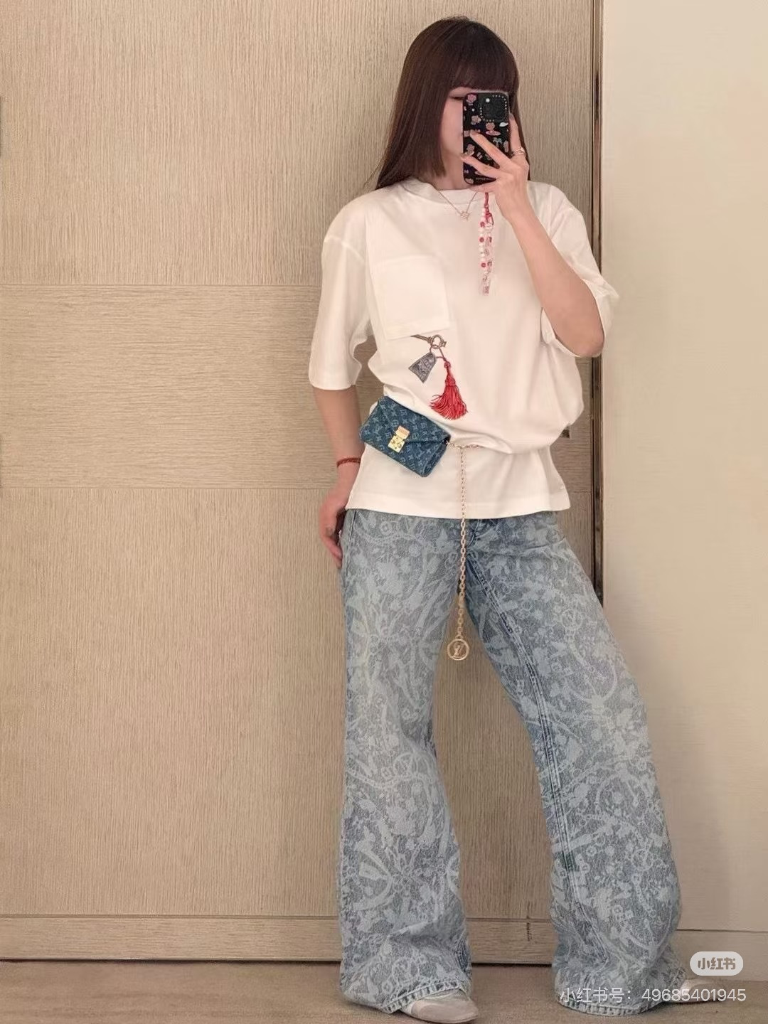 [고퀄] 루이비통 프린팅 티셔츠
