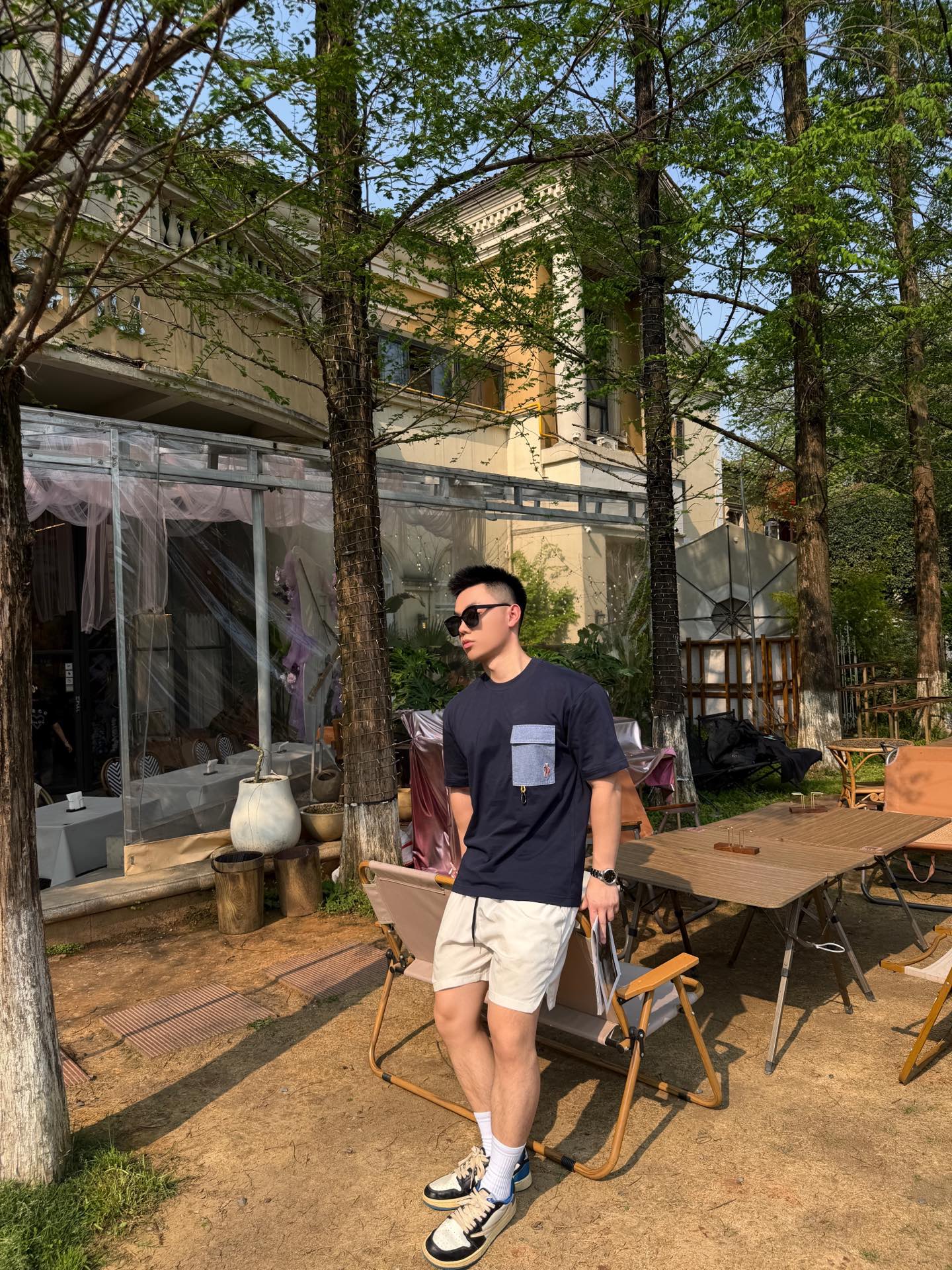 몽클레어 맨즈 포켓 반팔티 2컬러
