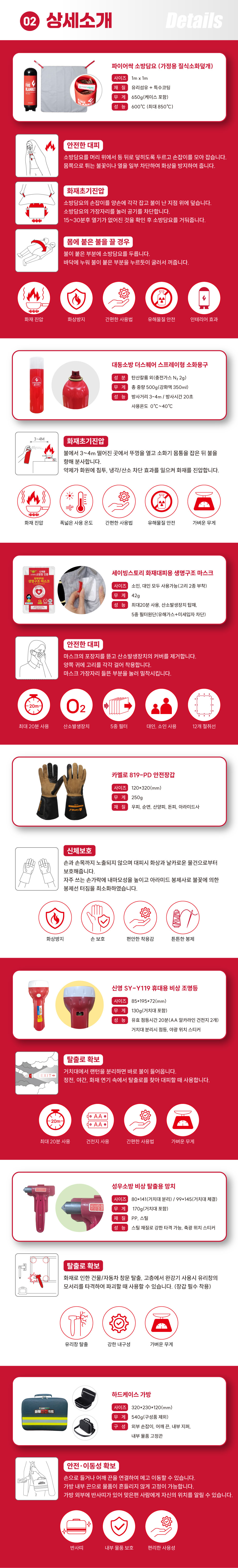 화재안전키트(가방)
