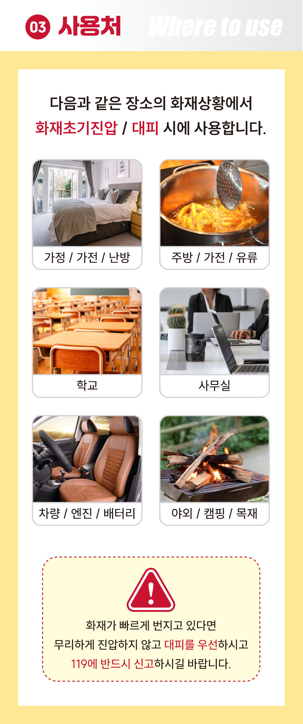 화재안전키트(가방)