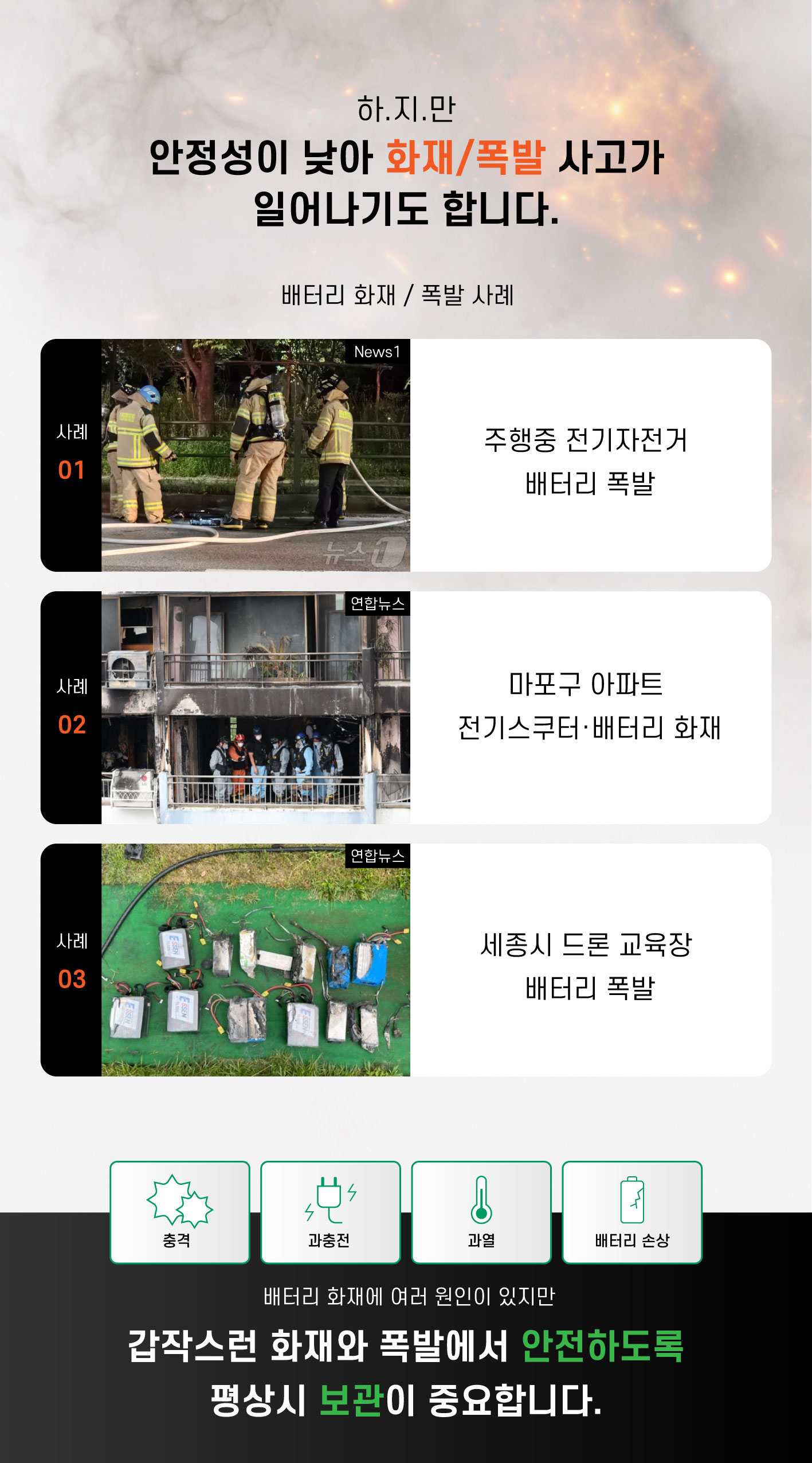리튬 배터리 보관함