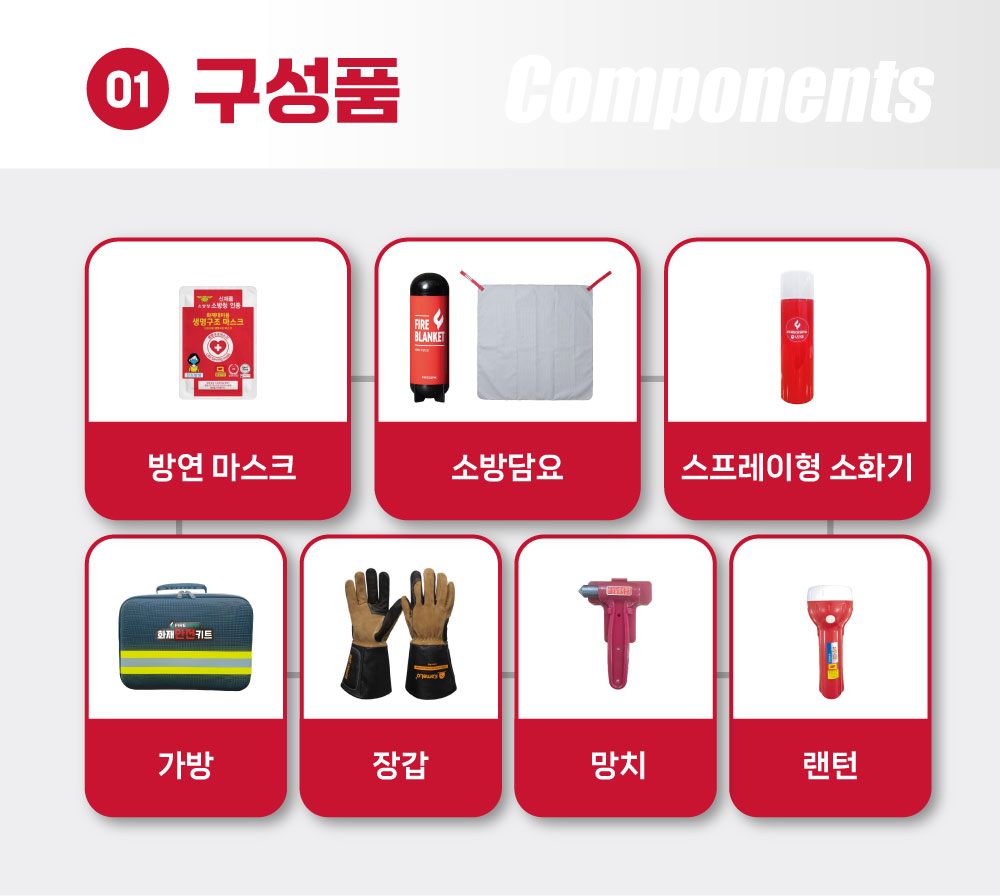 화재안전키트(가방)