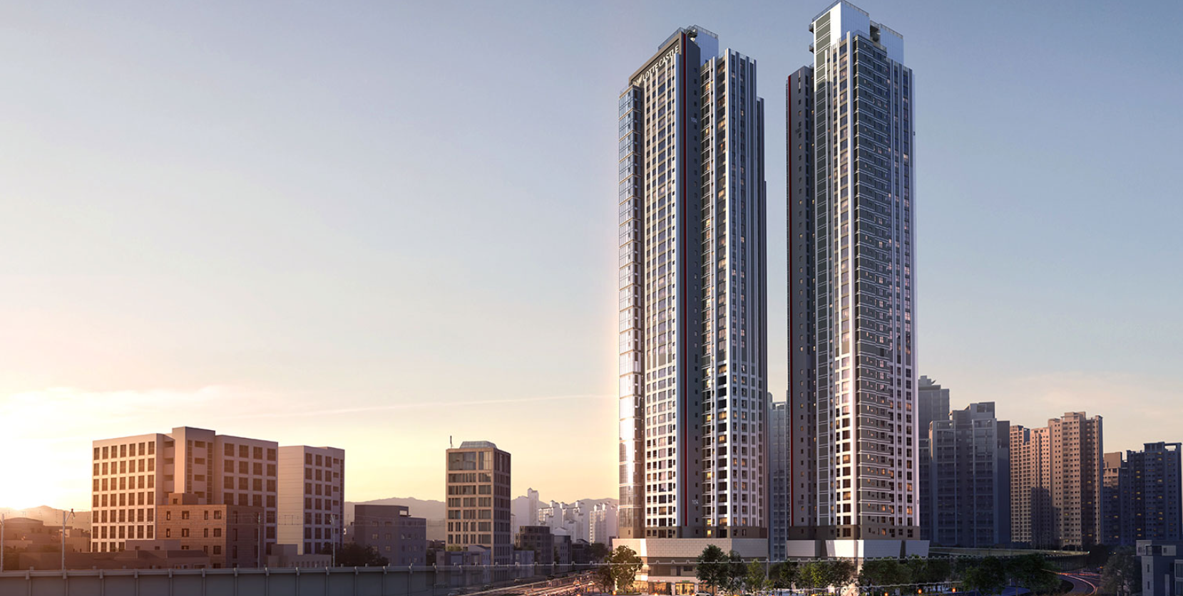 가야역 롯데캐슬 스카이엘 모델하우스