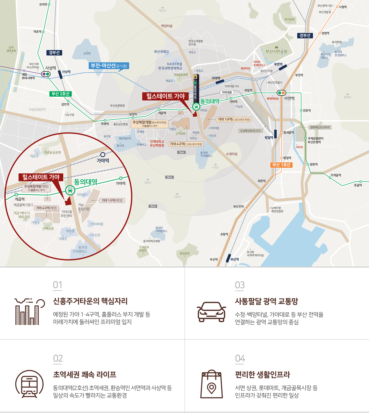 가야 힐스테이트 모델하우스 위치