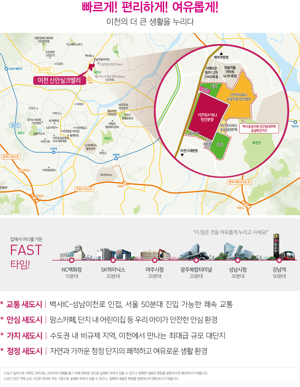 이천 신안실크밸리 2차 위치 안내도
