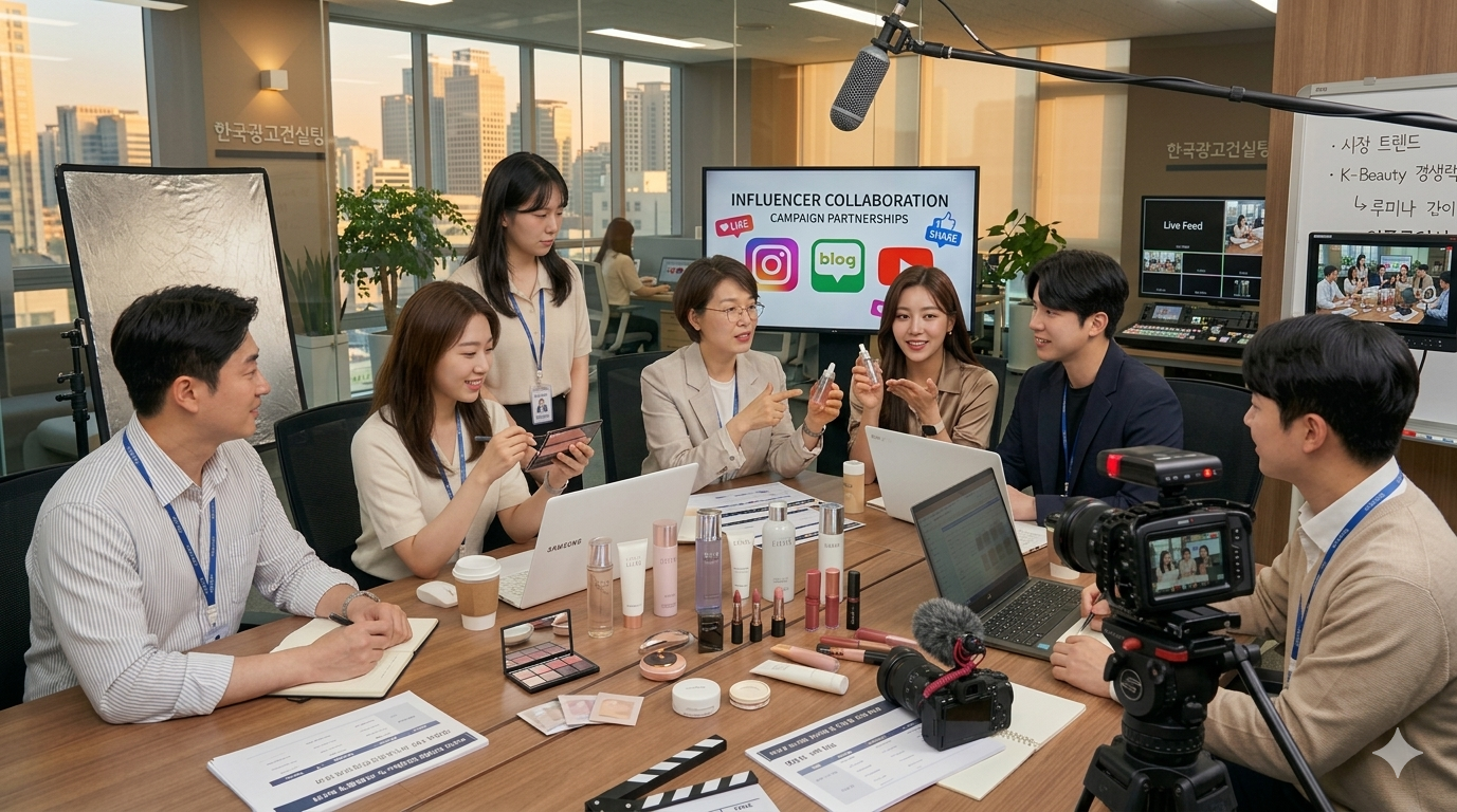 플랫폼별 인플루언서 협업 이미지