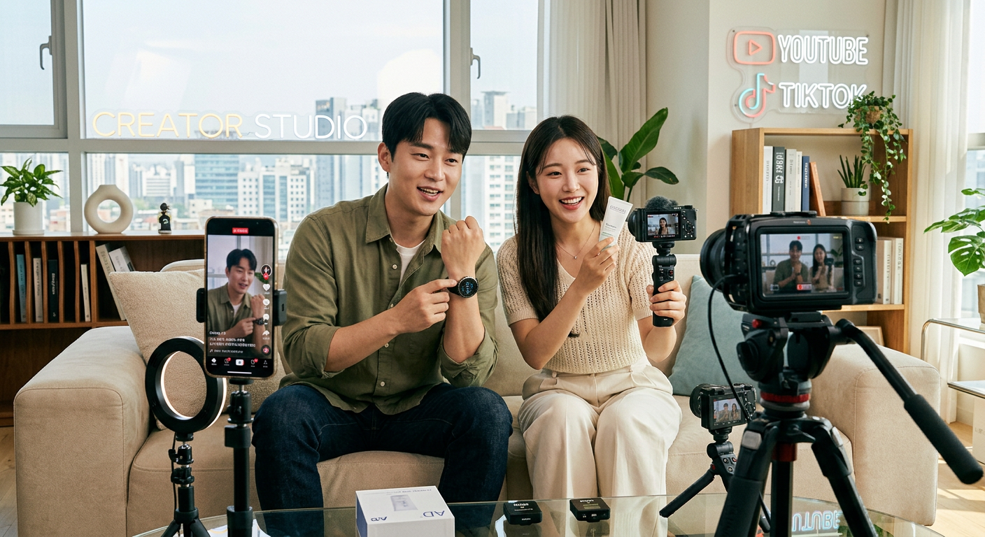 자연스러운 협찬 광고 이미지