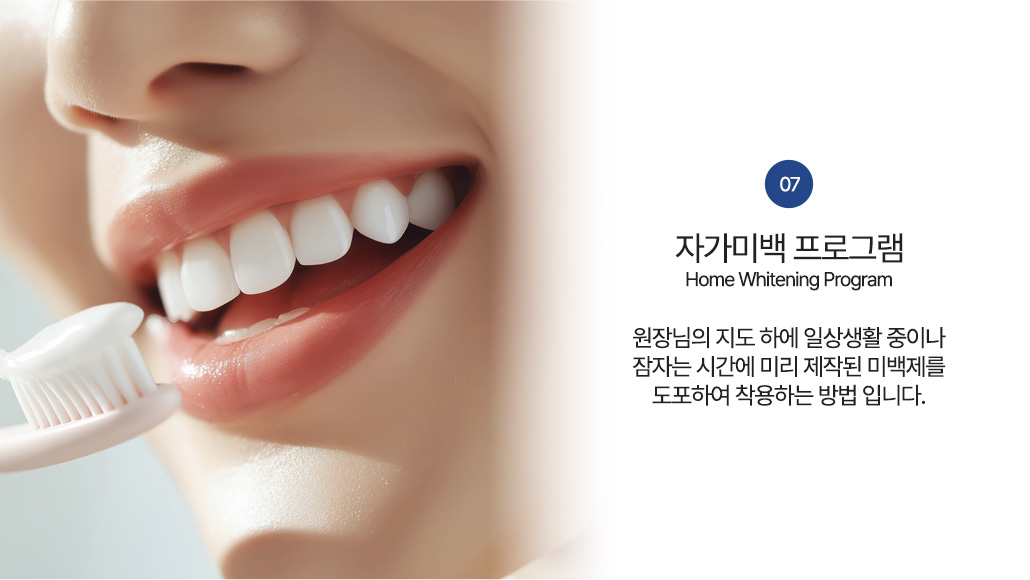 자가미백 프로그램