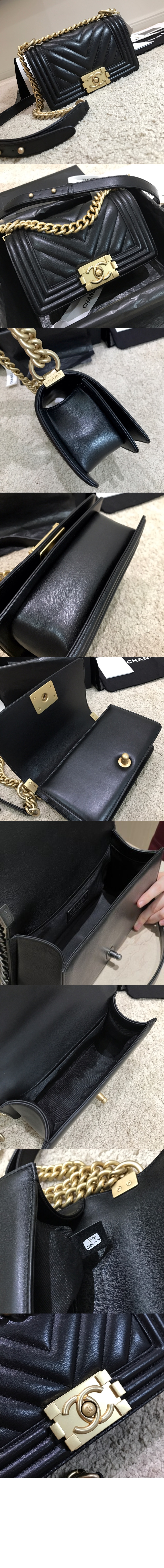 쉐브론 보이백 램스킨 스몰 A67085