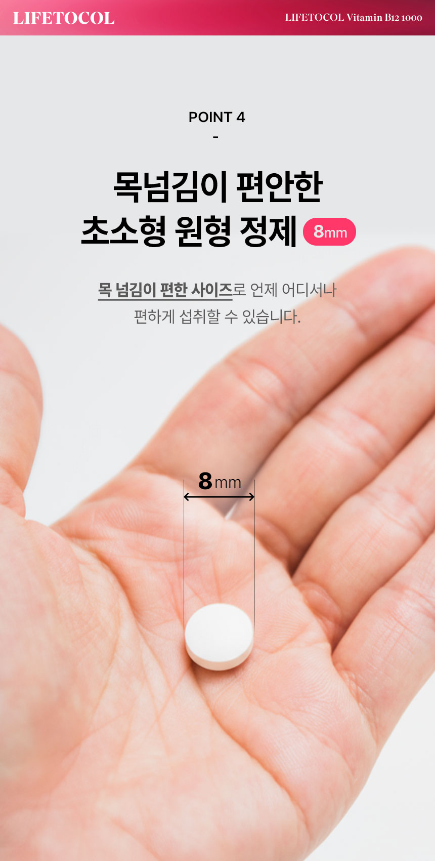 라이프토콜 비타민 B12 영양제 1000 250정