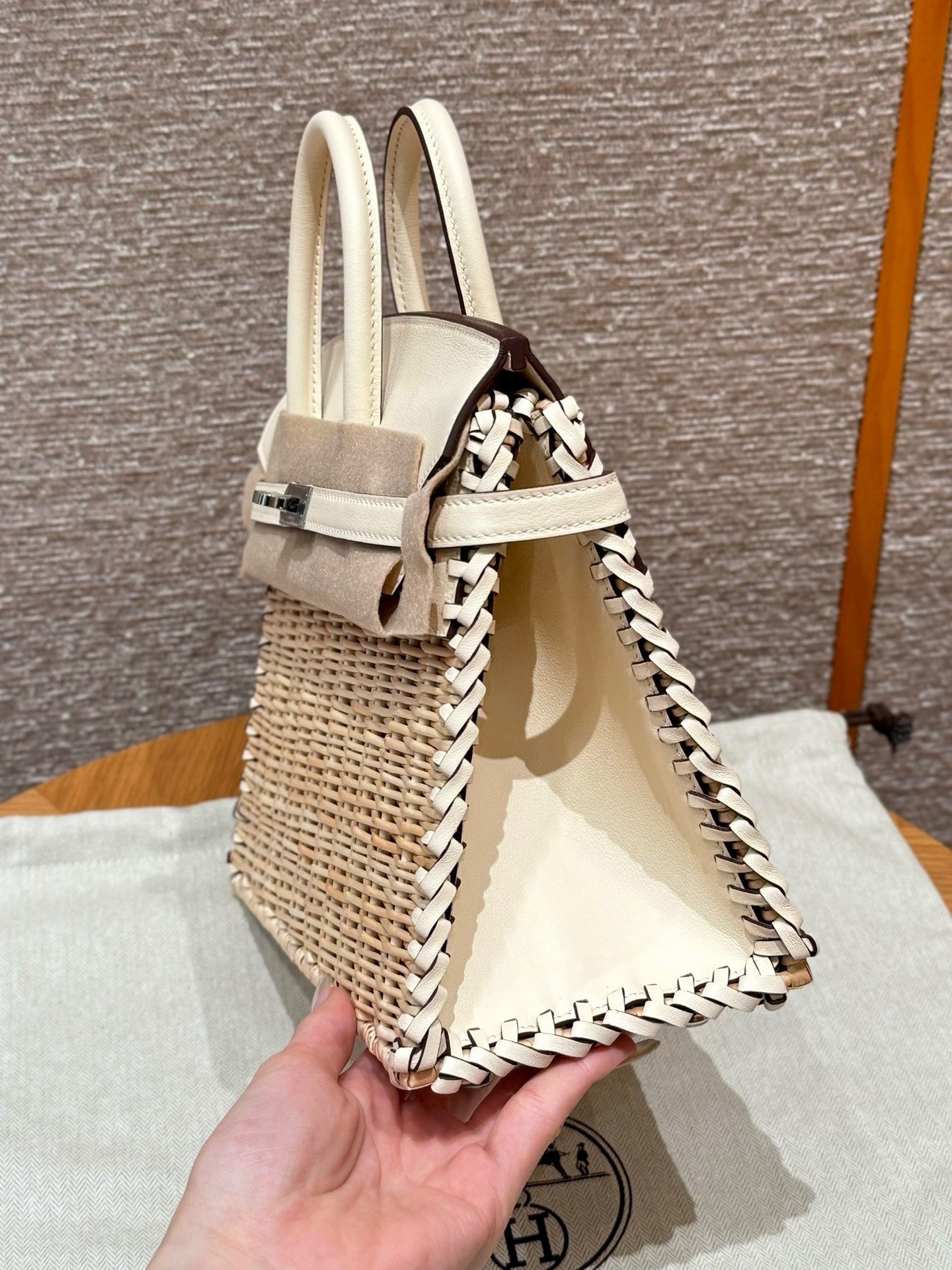 [올수공] 에르메스 버킨 피크닉 라탄+스위프트 25