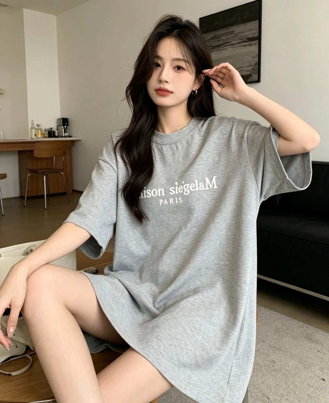 메종마르지엘라 맨즈 남여공용 로고 반팔티 3컬러