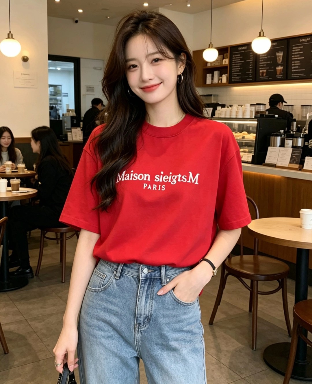 메종마르지엘라 맨즈 남여공용 로고 반팔티 3컬러
