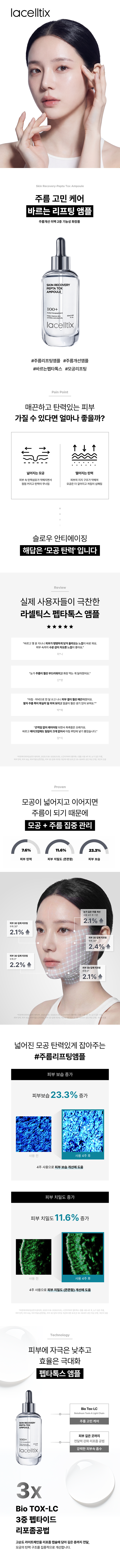 라셀틱스 스킨 리커버리 펩타톡스 앰플