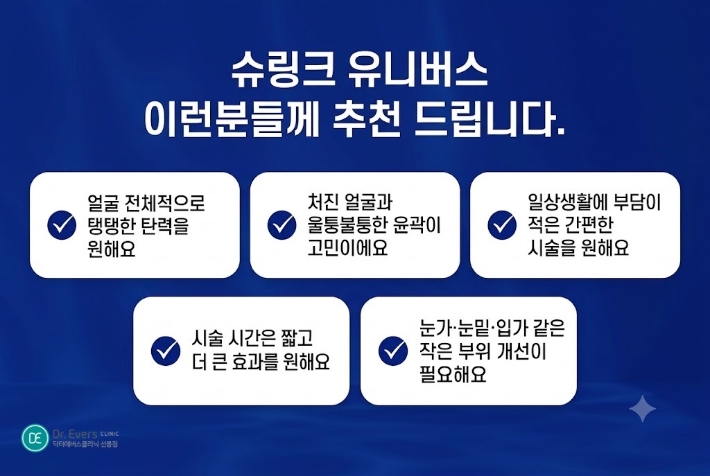 아이슈링크 전후 효과 — 선릉피부과 닥터에버스의원 선릉점
