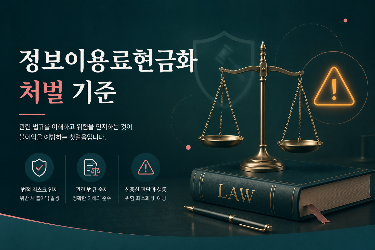 정보이용료현금화 처벌 기준