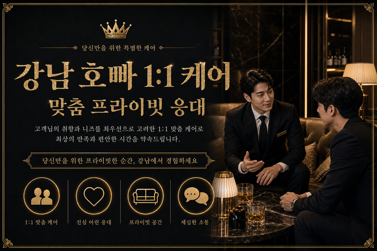 강남 호빠 1:1 케어