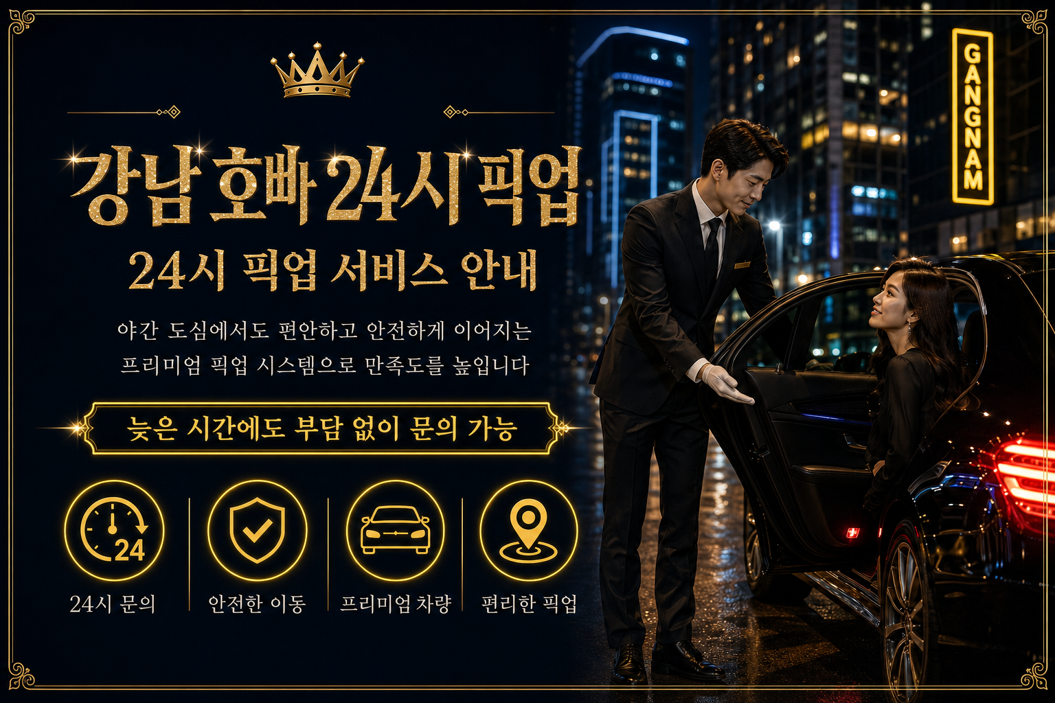 강남 호빠 24시 픽업