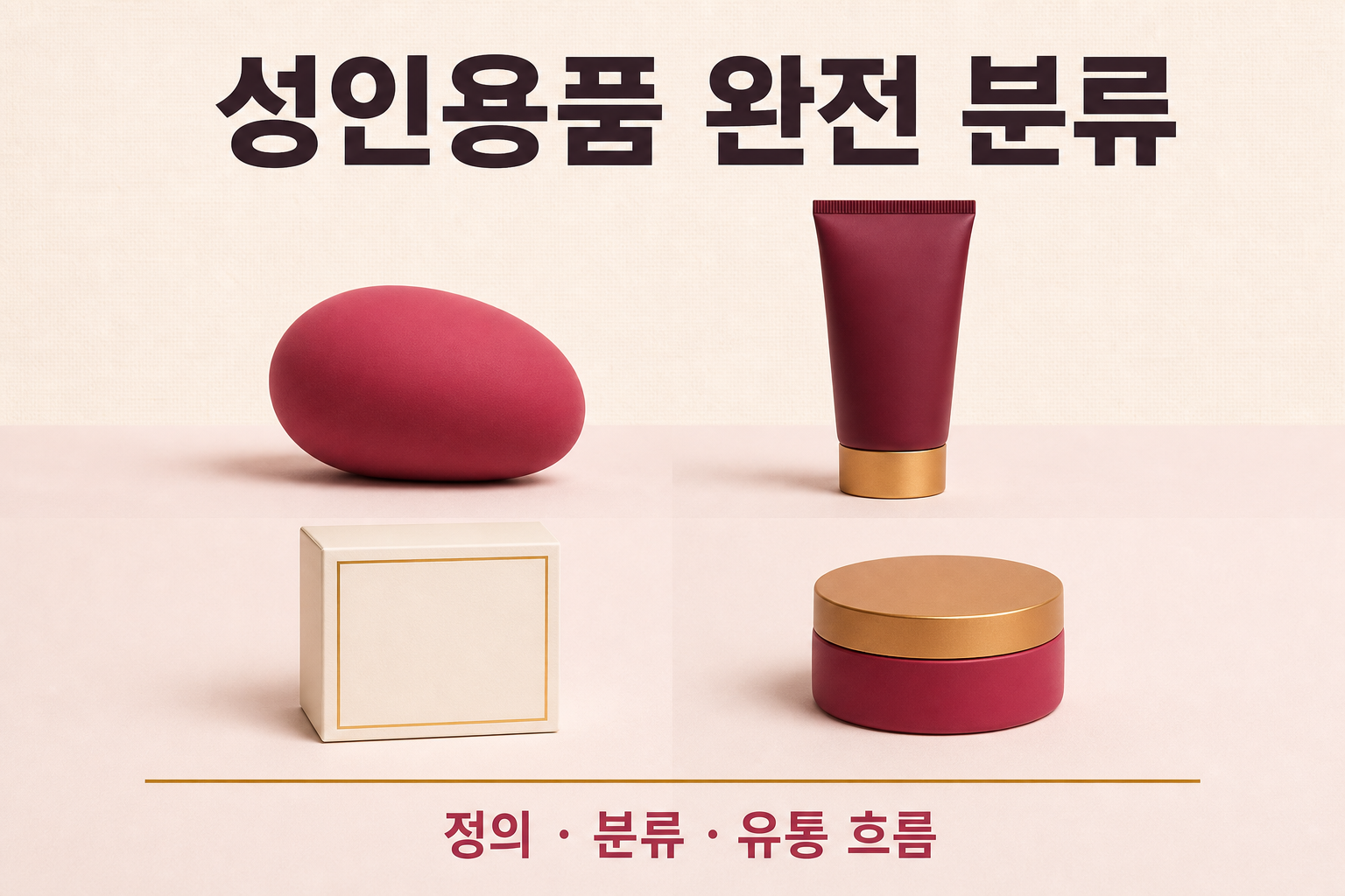 성인용품 완전 분류 — 정의 · 분류 · 유통 흐름