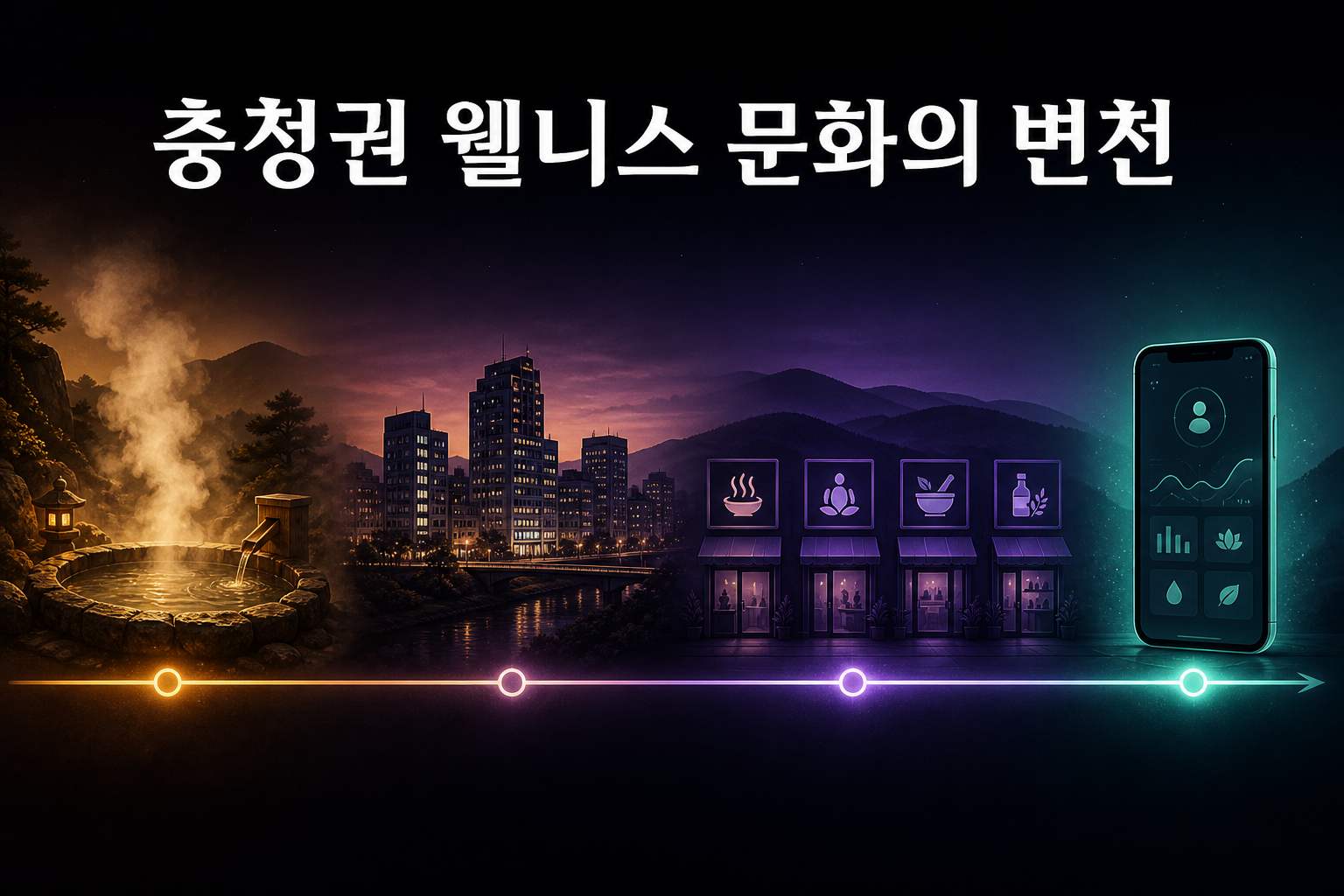 충청권 웰니스 문화의 변천