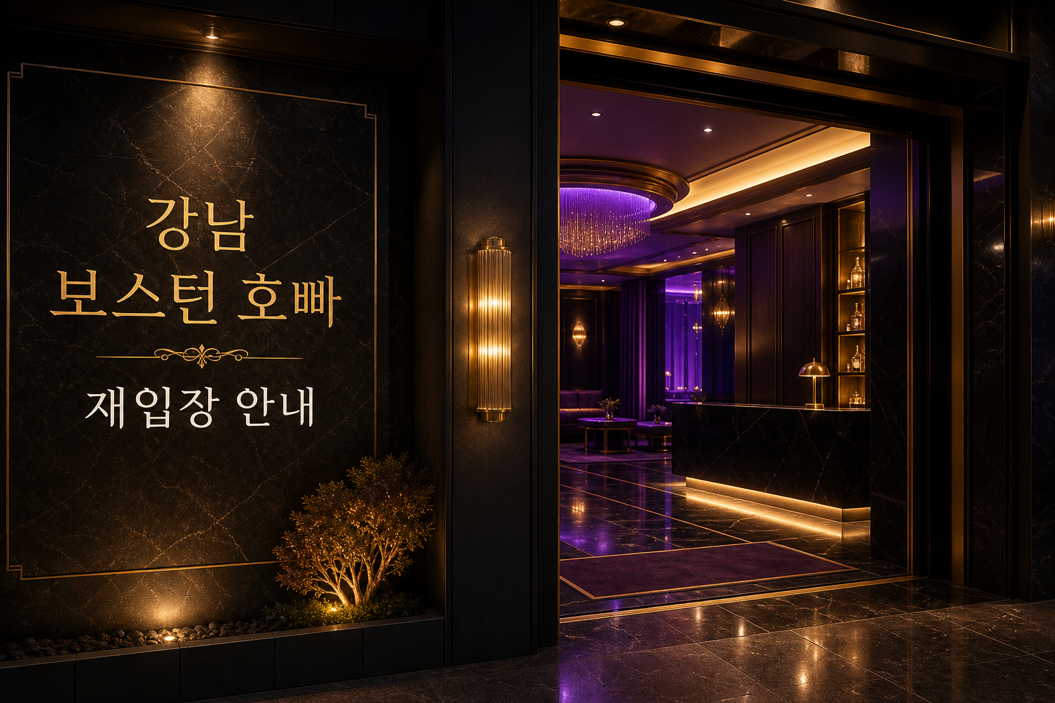 강남 보스턴 호빠 재입장 안내