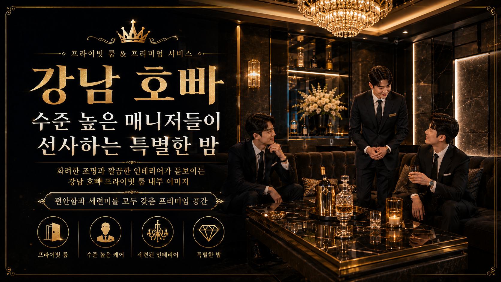 강남 호빠 수준 높은 매니저들이 선사하는 특별한 밤