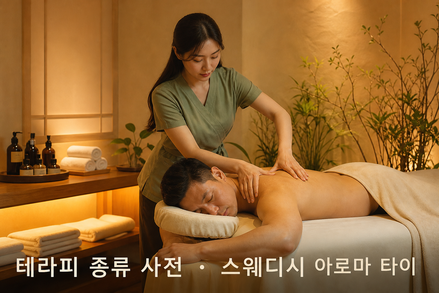 테라피 종류 사전, 스웨디시 아로마 타이