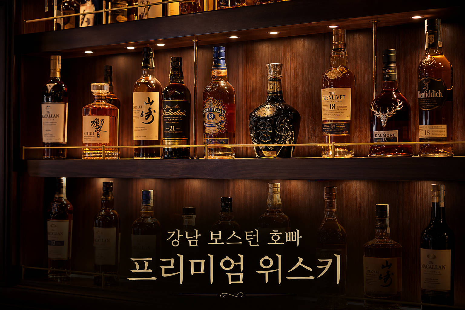 강남 보스턴 호빠 프리미엄 위스키