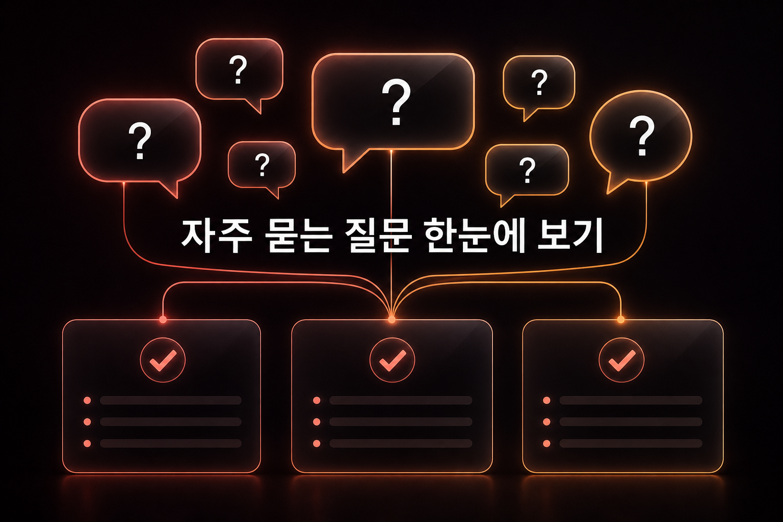 주소모음 자주 묻는 질문 한눈에 보기
