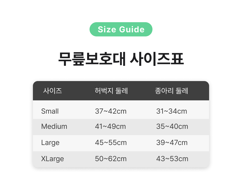 리보핏 관절염 스프링 무릎보호대 계단 언덕 경사로 이동이 편한 노인 무릎보호대